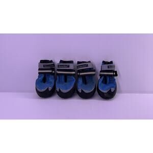 Bowite Blue with Reflective Stripes Dog  Shoes Size 6